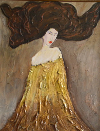 Lady in Ochre